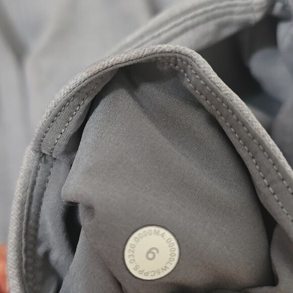 Lululemon Here to There high rise  pant tights light grey trousers size 6 - Picture 8 of 9
